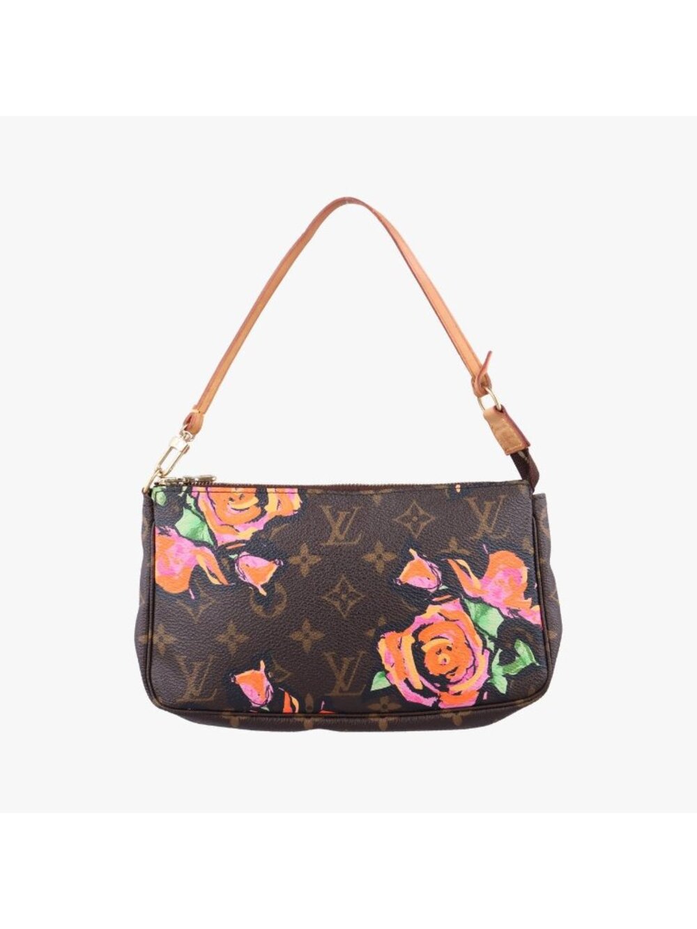 Louis Vuitton Pochette Accessoires Monogram Brown Multi Canvas
